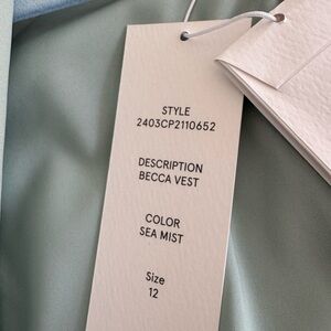 Veronica Beard sleeveless jacket